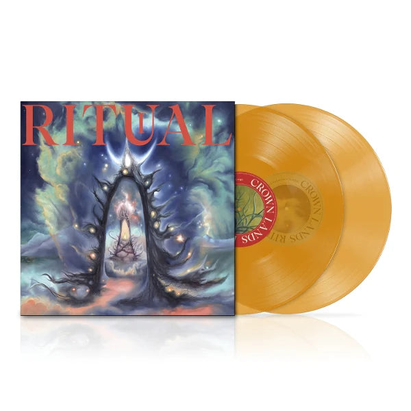 Crown Lands - Ritual I Vinyl record with a colorful cover titled 'Ritual' and orange vinyl disc.