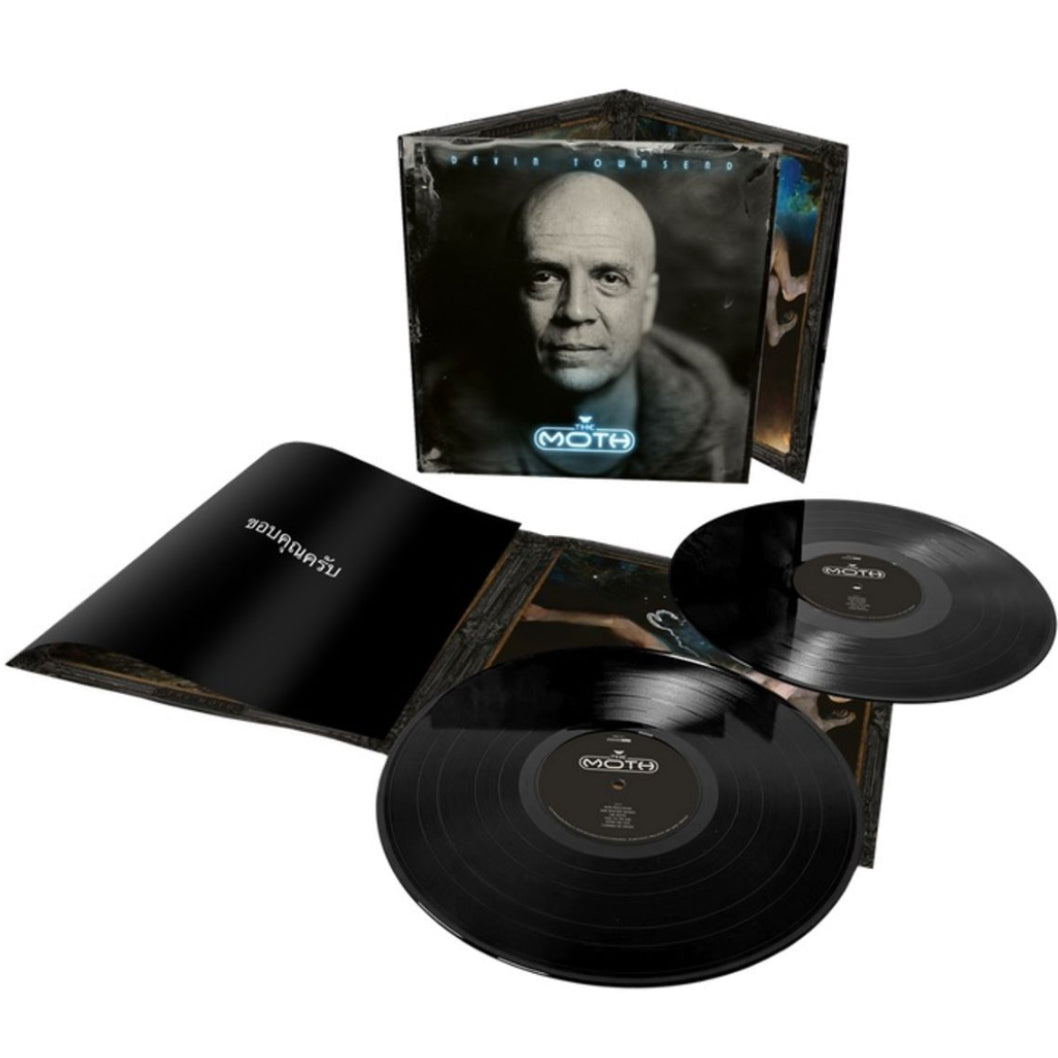 Devin Townsend - The Moth Vinyl Vinyl record set with packaging featuring a person's face on a white background