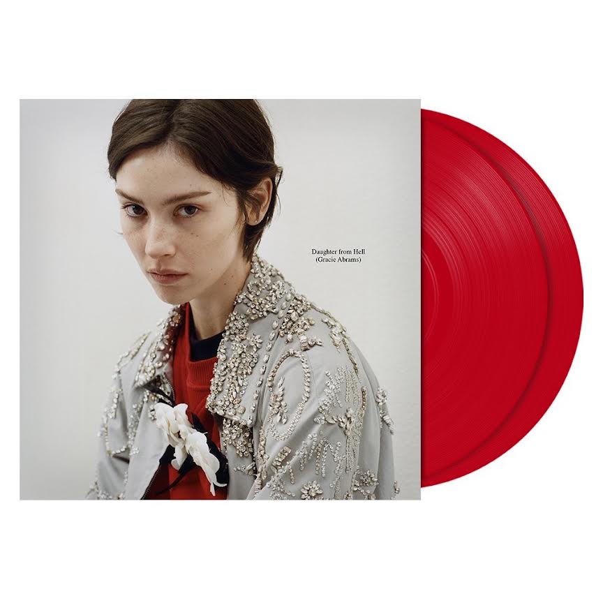 Gracie Abrams - Daughter from Hell Vinyl record with a person wearing an embellished jacket on the cover