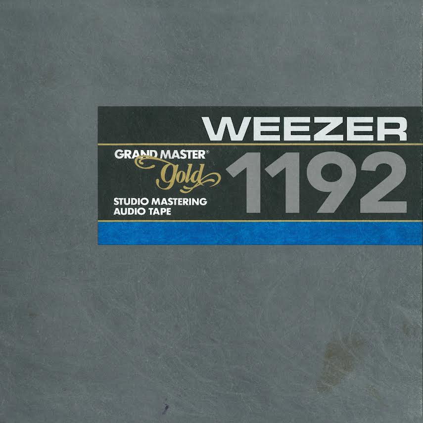 Weezer - 1192 Vinyl Album cover for Weezer's 'Grand Master Gold 1192' on a textured gray background