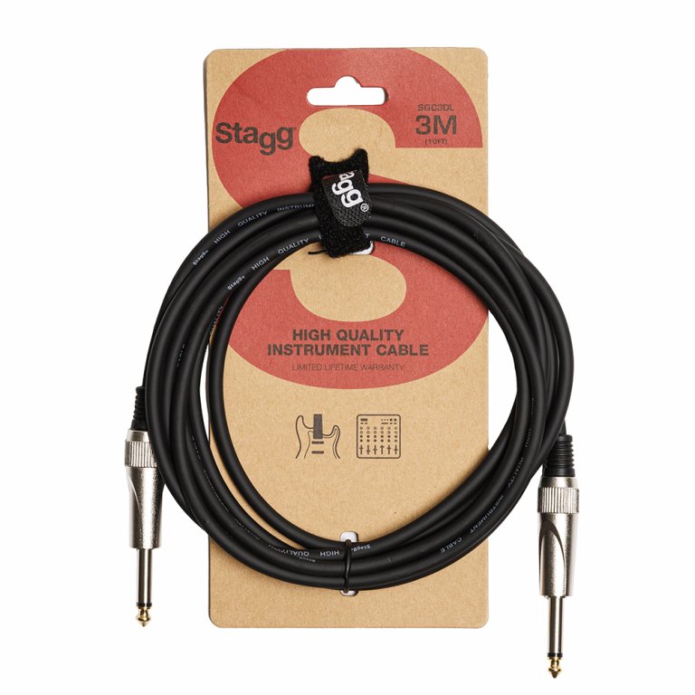 Stagg SGC3DL 3m / 10ft Instrument Cable