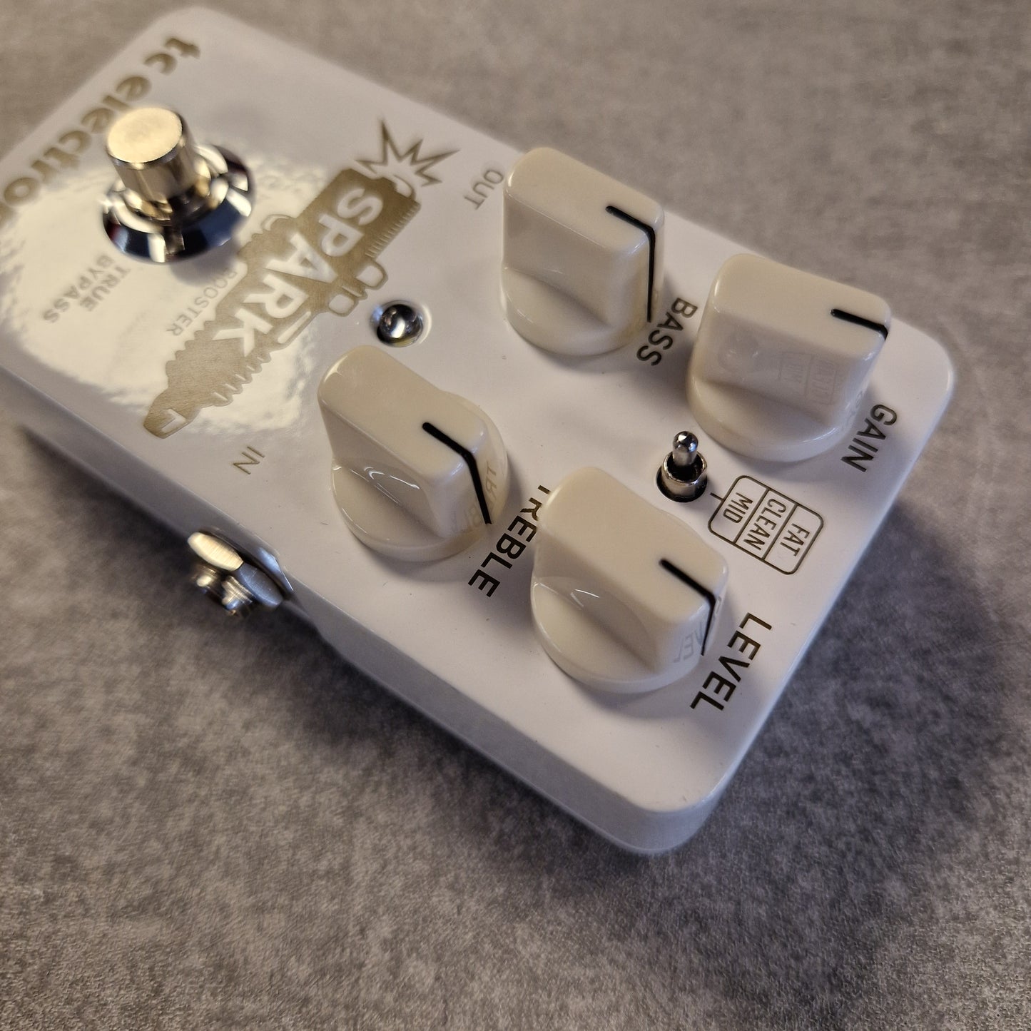 TC Electronic Spark guitar effects pedal controls view