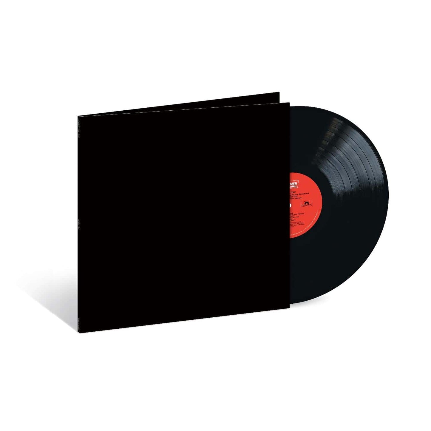 Spinal Tap - This Is Spinal Tap Black vinyl record with red label and black cover on a white background