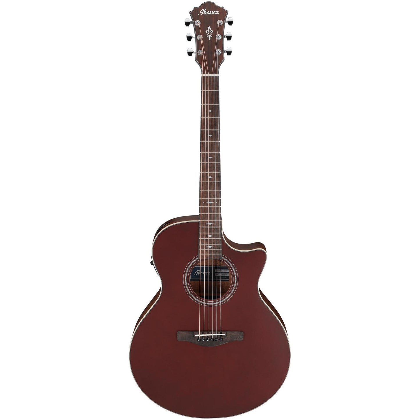 Ibanez AE100-BUF Electro-Acoustic - Burgundy Flat