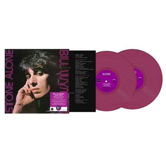 Bill Wymann - Stone Alone Vinyl record set with cover featuring a person's face and album details.