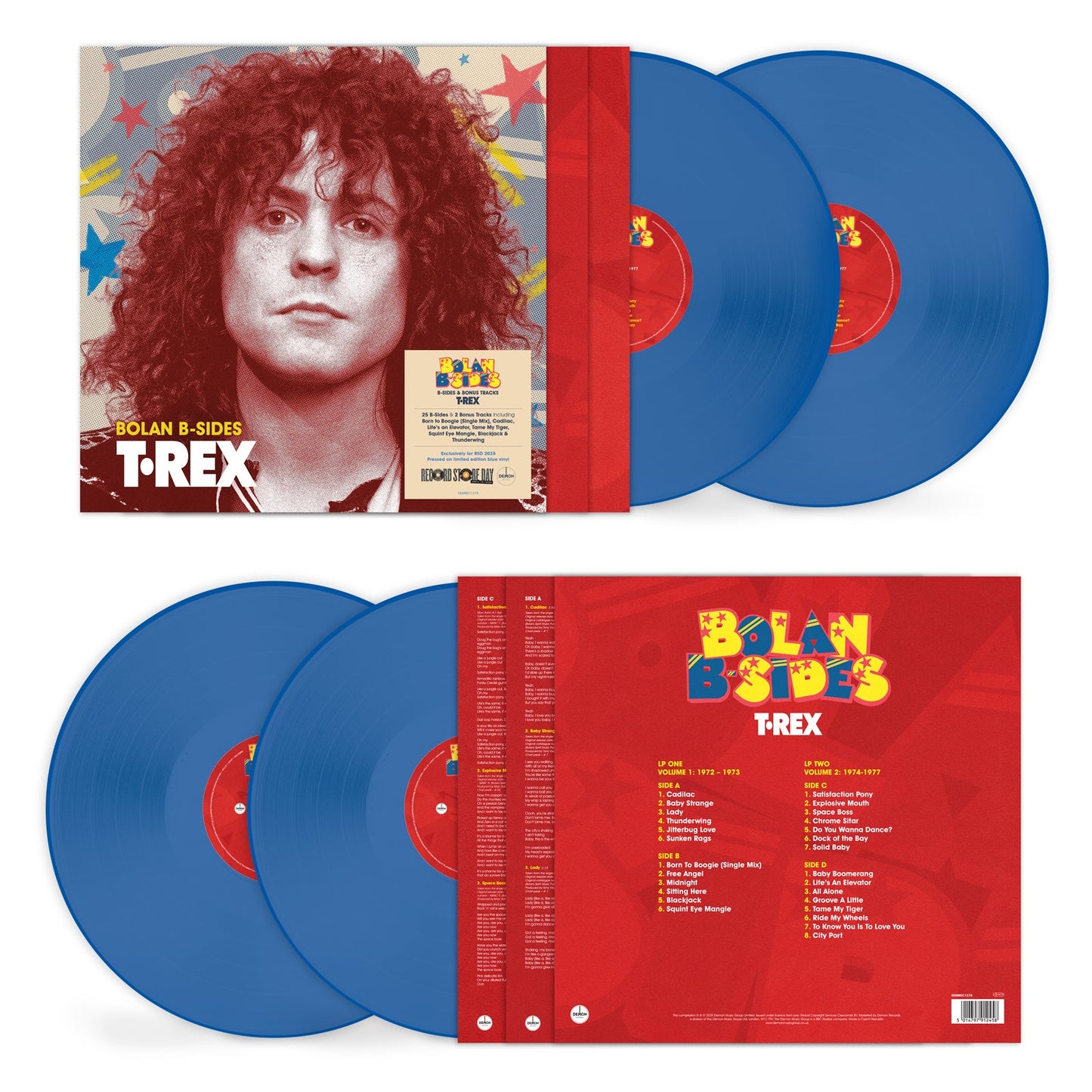 T. Rex - Bolan B-Sides (Translucent Blue) Vinyl RSD25