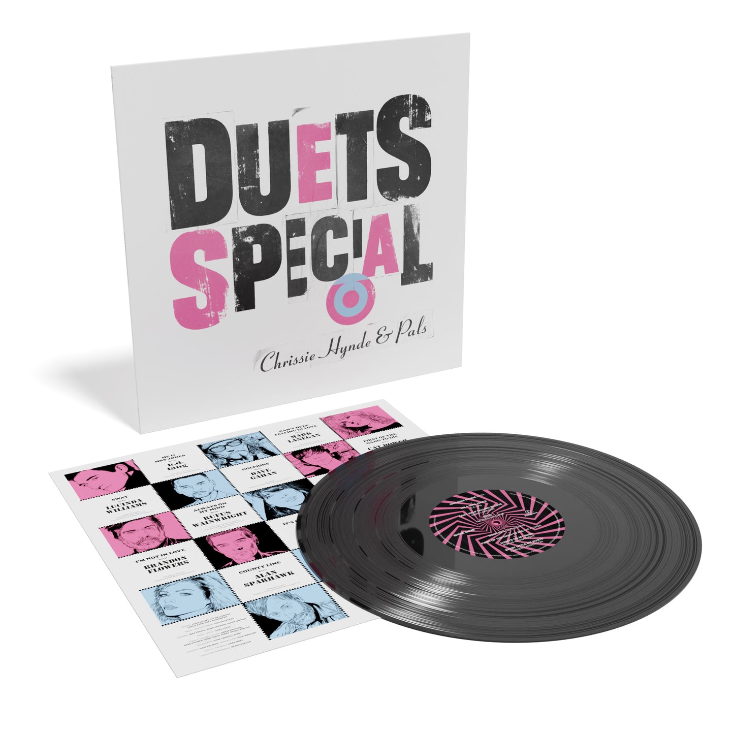 Chrissie Hynde and Pals - Duets Special Vinyl vinyl on a white background