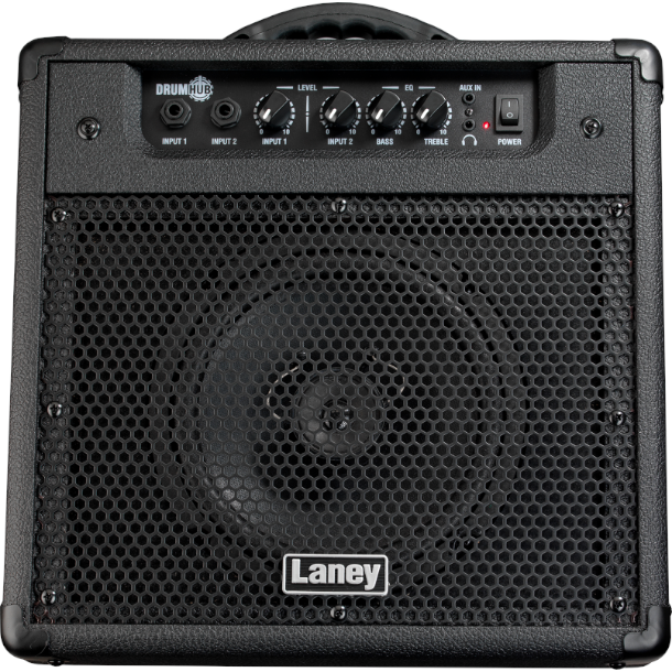 Laney DH40 Personal Drum Monitor 40w front view with controls and speaker grille for electronic drumming performance.