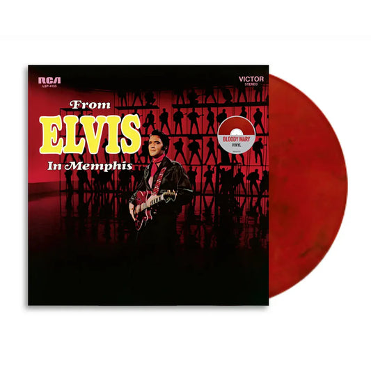Elvis Presley - From Elvis In Memphis  Vinyl record with cover featuring Elvis Presley and text 'From Elvis in Memphis' on a red background.