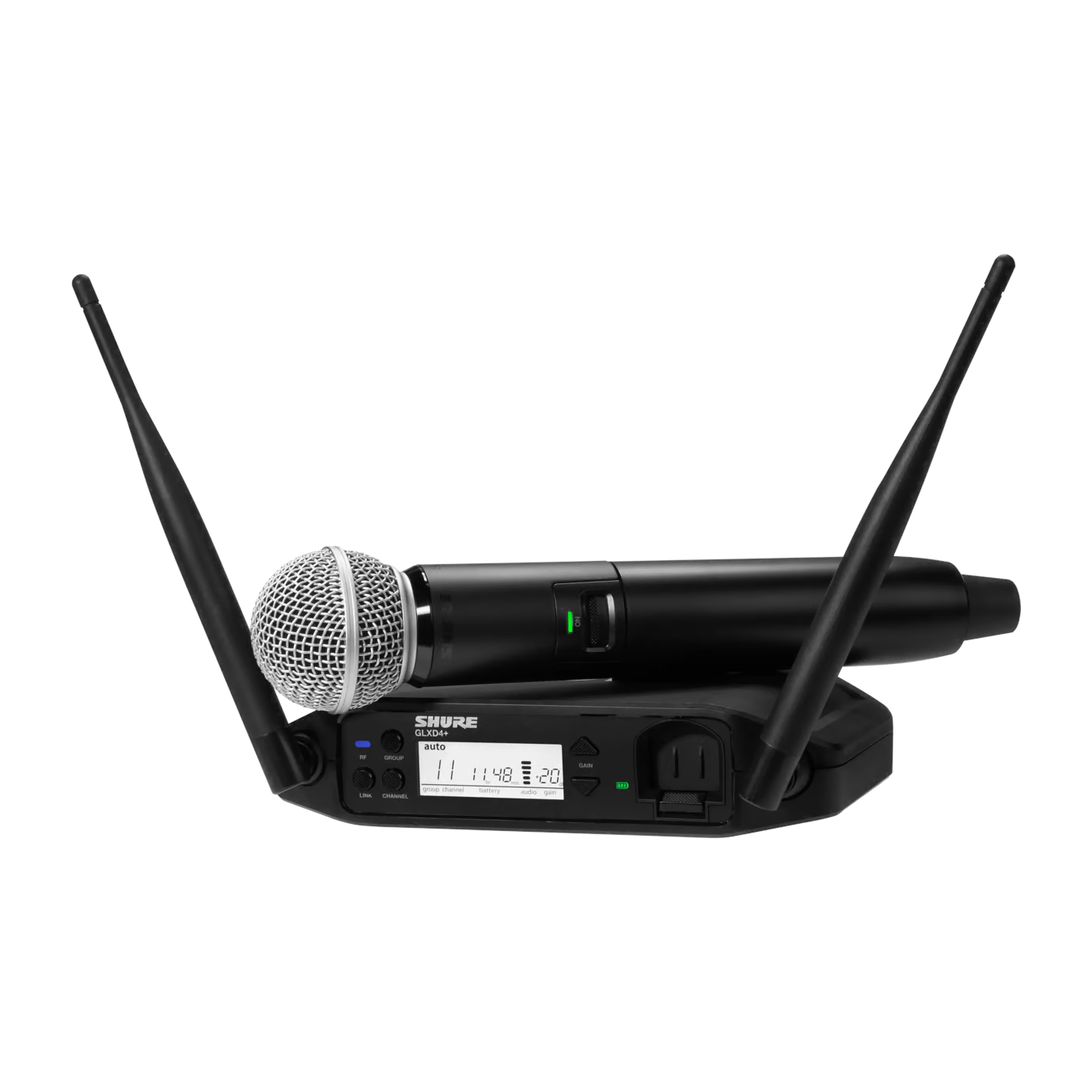 Shure GLXD24+UK/SM58 Digital Wireless Handheld System with SM58 Vocal Microphone