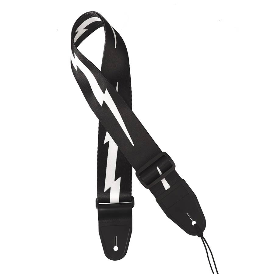 Gaucho GST-160-LB Icon Series Guitar Strap - Lightning Bolt