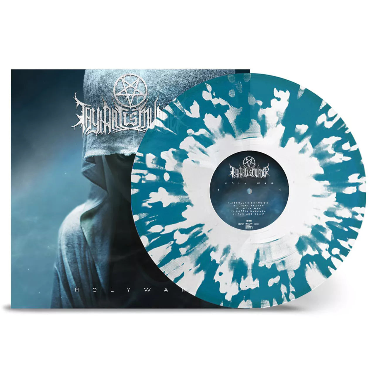 Thy Art is Murder - Holy War (Limited Edition Transparent Green w/ White Splatter) Vinyl