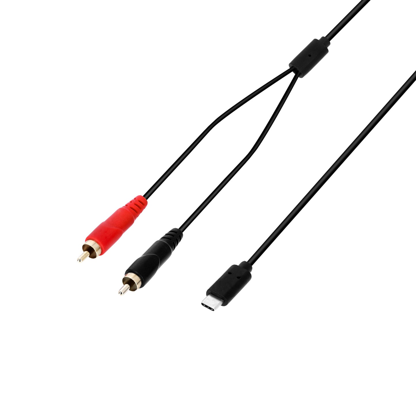 Adam Hall USB-C Y-cable - 2 x RCA male x USB-C - 1.5 m