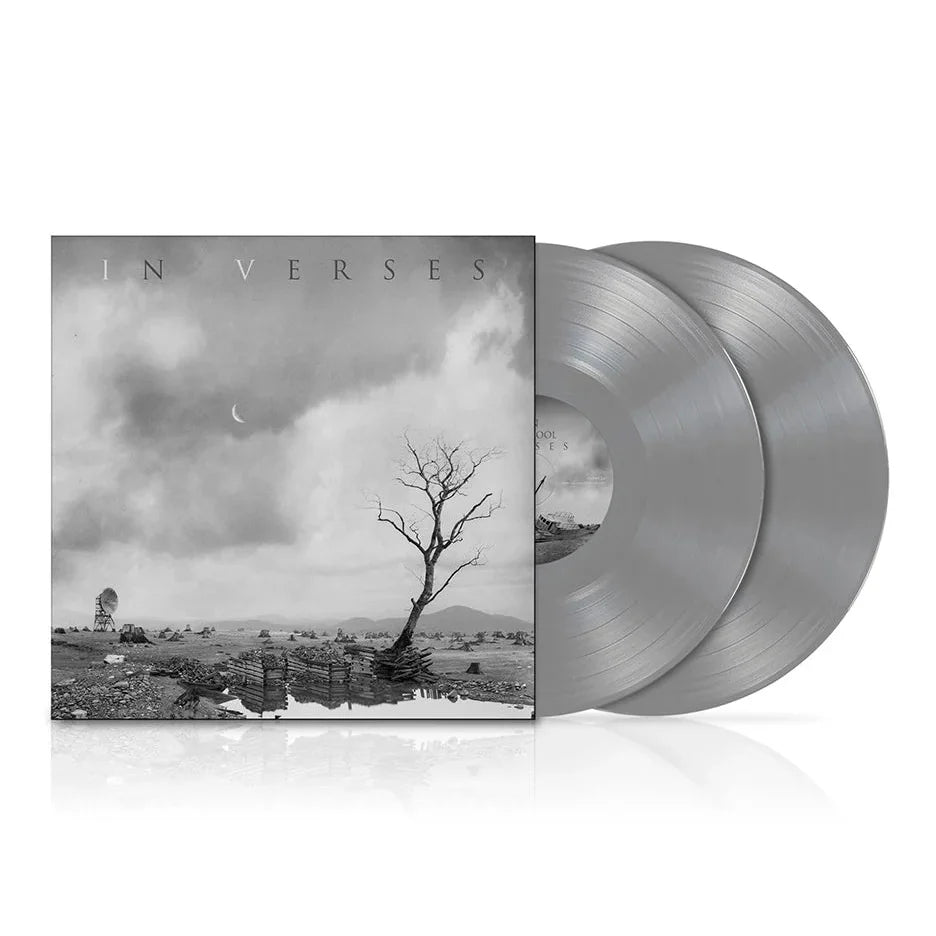 Karnivool - In Verses Vinyl album with cover featuring a tree and landscape, titled 'In Verses'.
