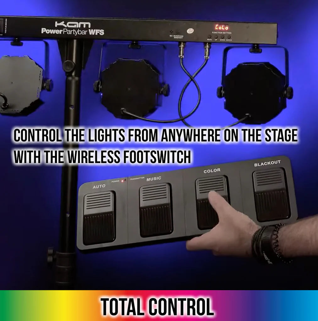 KAM Power Partybar w/ Footswitch