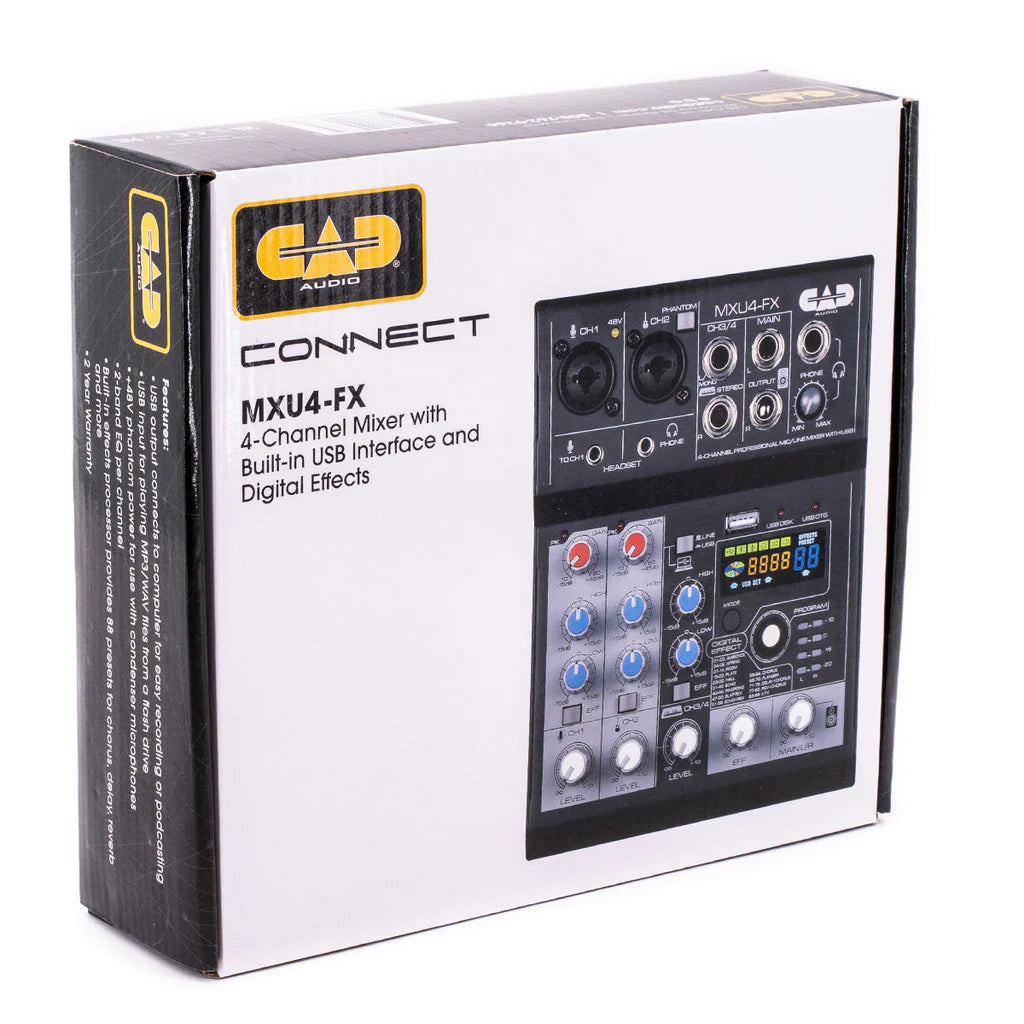 Cad 4 Channel Mixer w/ USB Interface