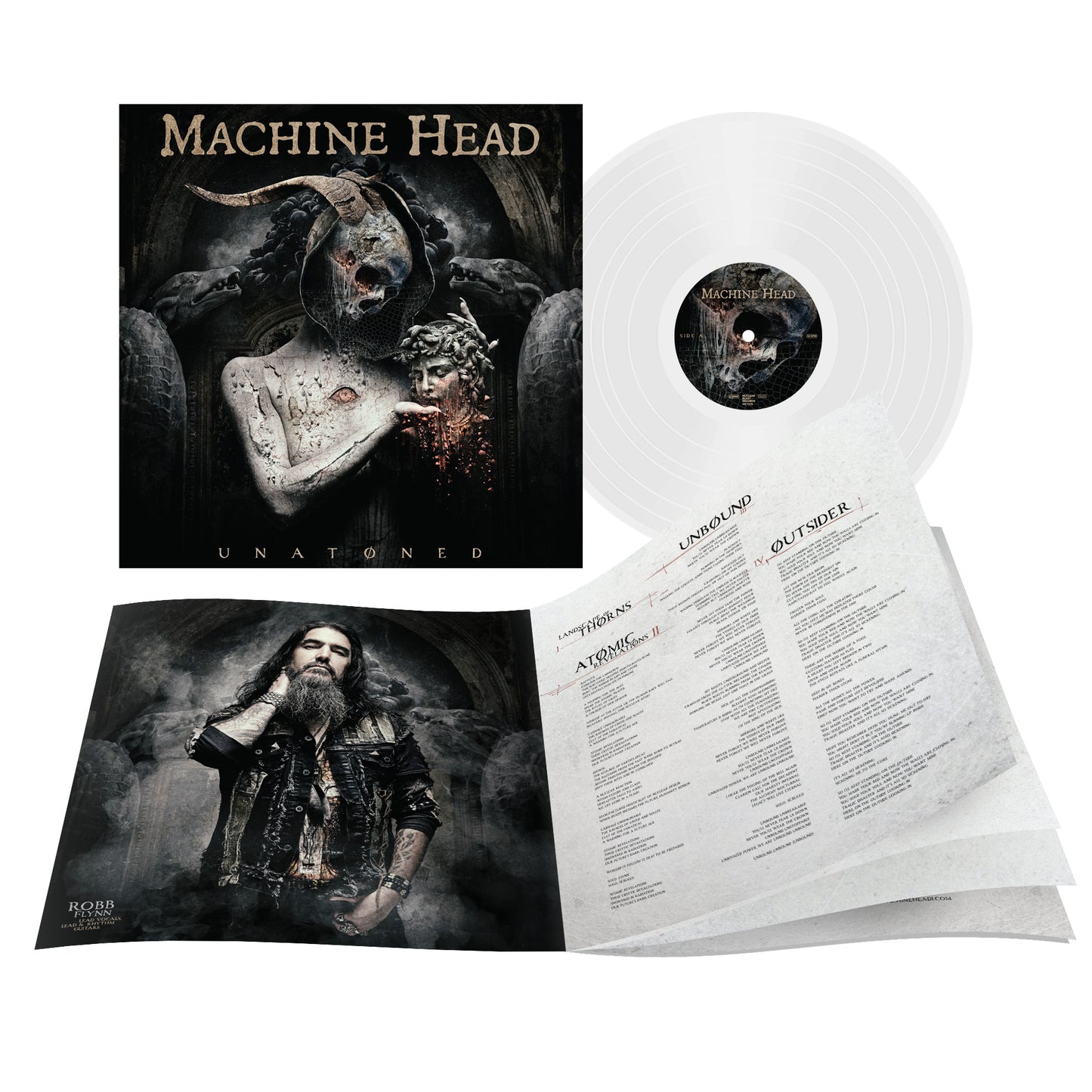 Machine Head - UNATØNED (Clear) Vinyl