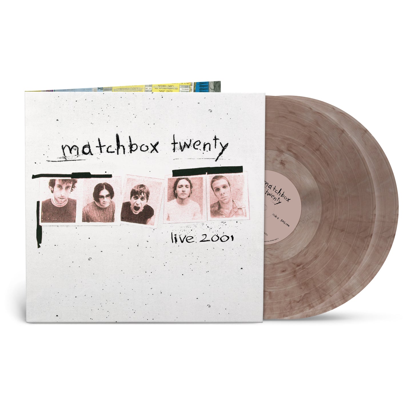 Matchbox Twenty - Mad Season Vinyl record with 'matchbox twenty' album cover featuring band members' photos.