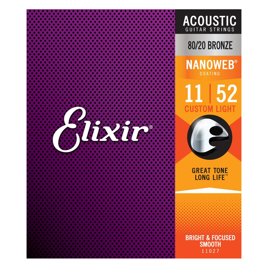 Elixir Nano 80/20 Acoustic Custom Light 11-52