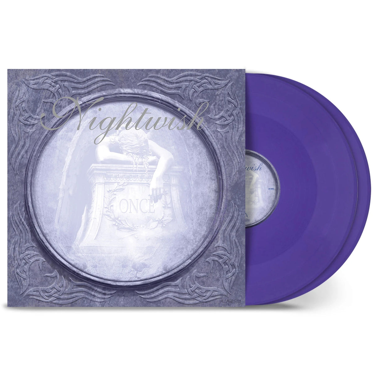 Nightwish - Once (Remastered) (Purple) Vinyl Vinyl record with a purple disc and ornate cover featuring the band 'Nightwish'.