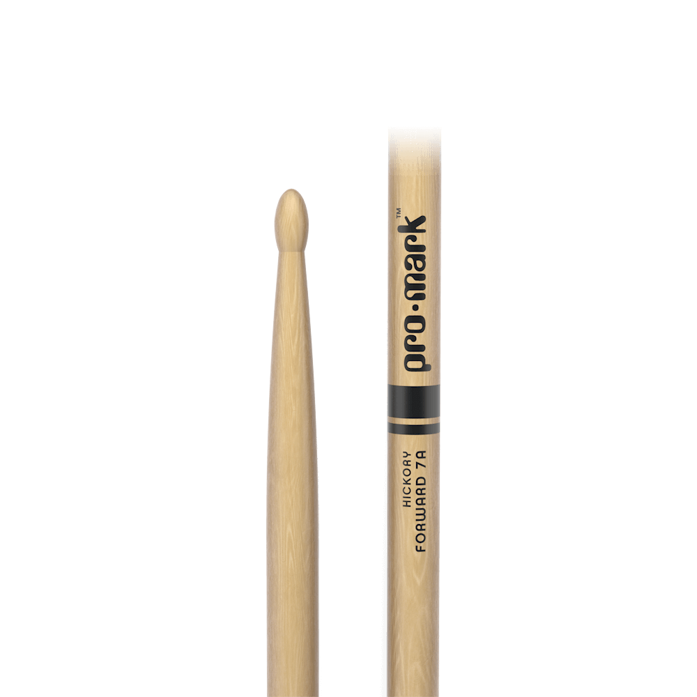ProMark Classic Forward 7A Hickory Drumstick - Oval Wood Tip