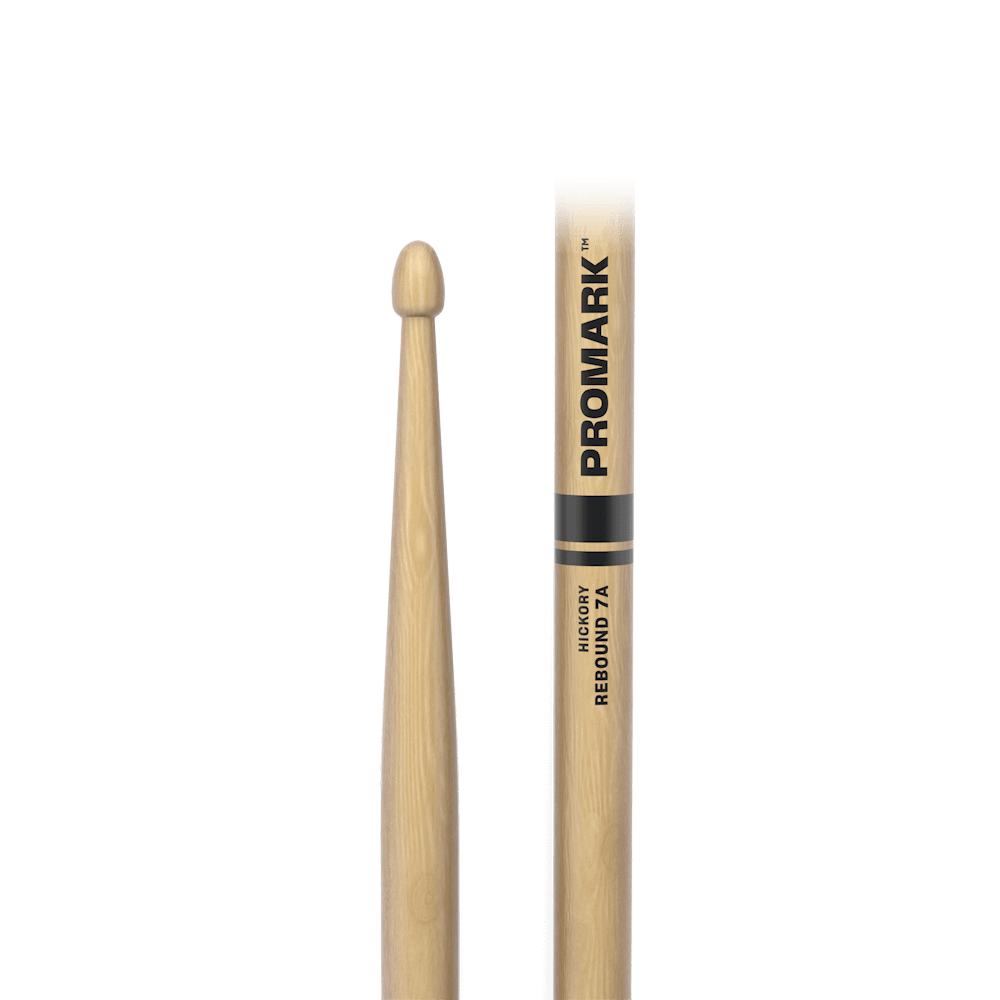ProMark Rebound 7A Hickory Drumstick - Acorn Wood Tip Close
