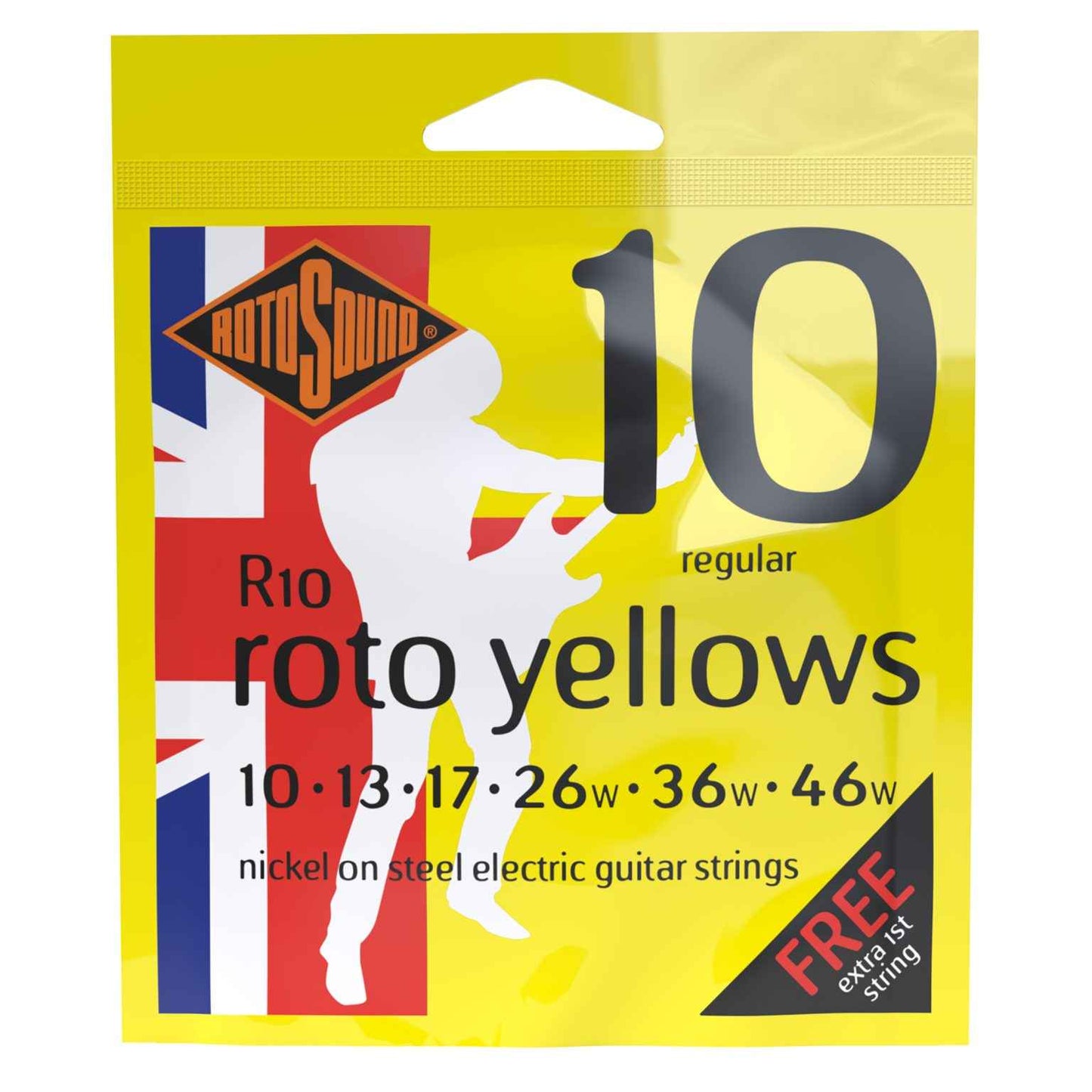 Rotosound R10 Roto Yellows - 10-46
