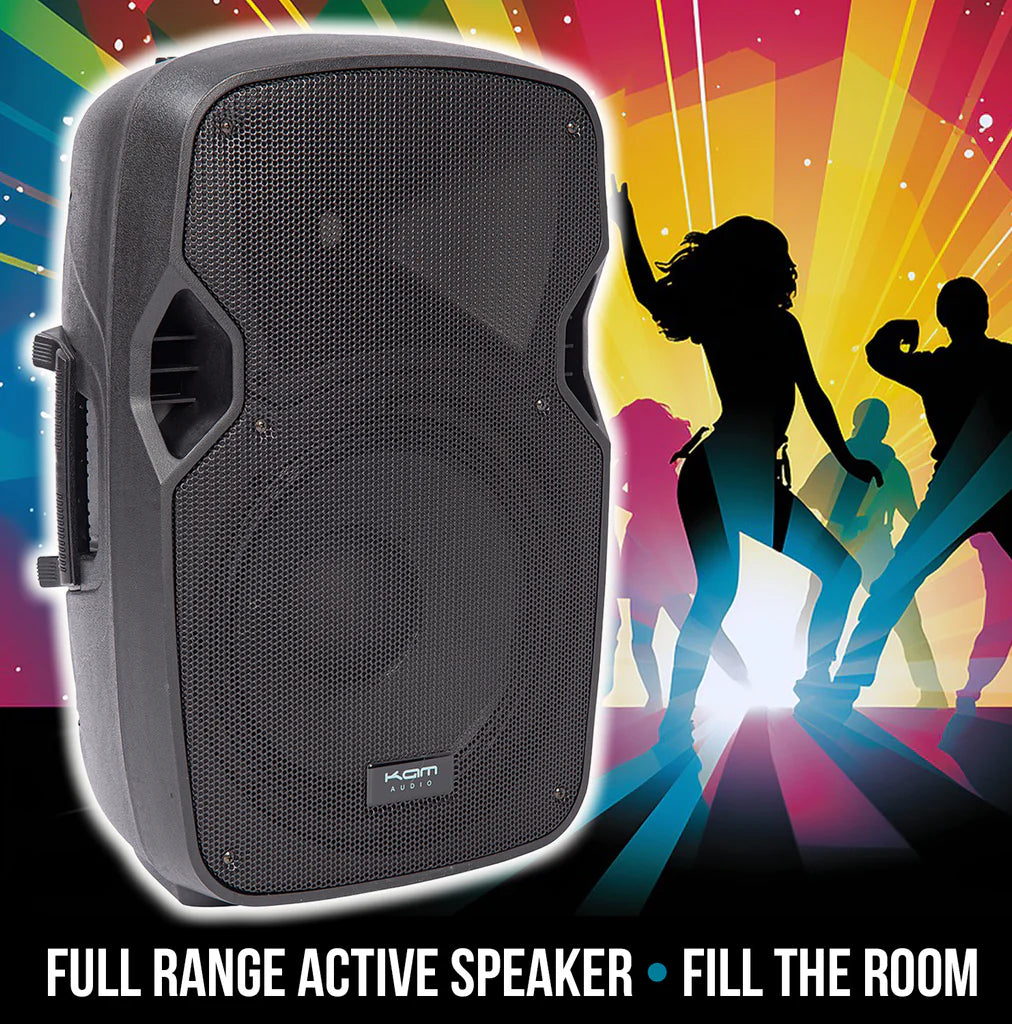 KAM RZ12A Active Speaker w/ Speaker Stand
