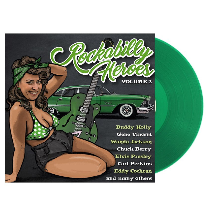 Various Artists - Rockabilly Heroes Vol.2 (Green) Vinyl RSD25