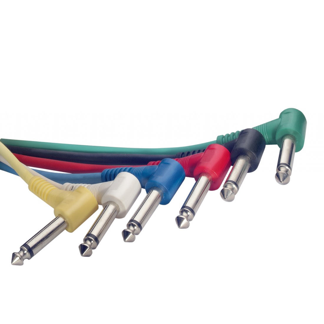 Stagg SPC010L E 10cm / 4" Patch Cable - 6 Pack / Multicolour