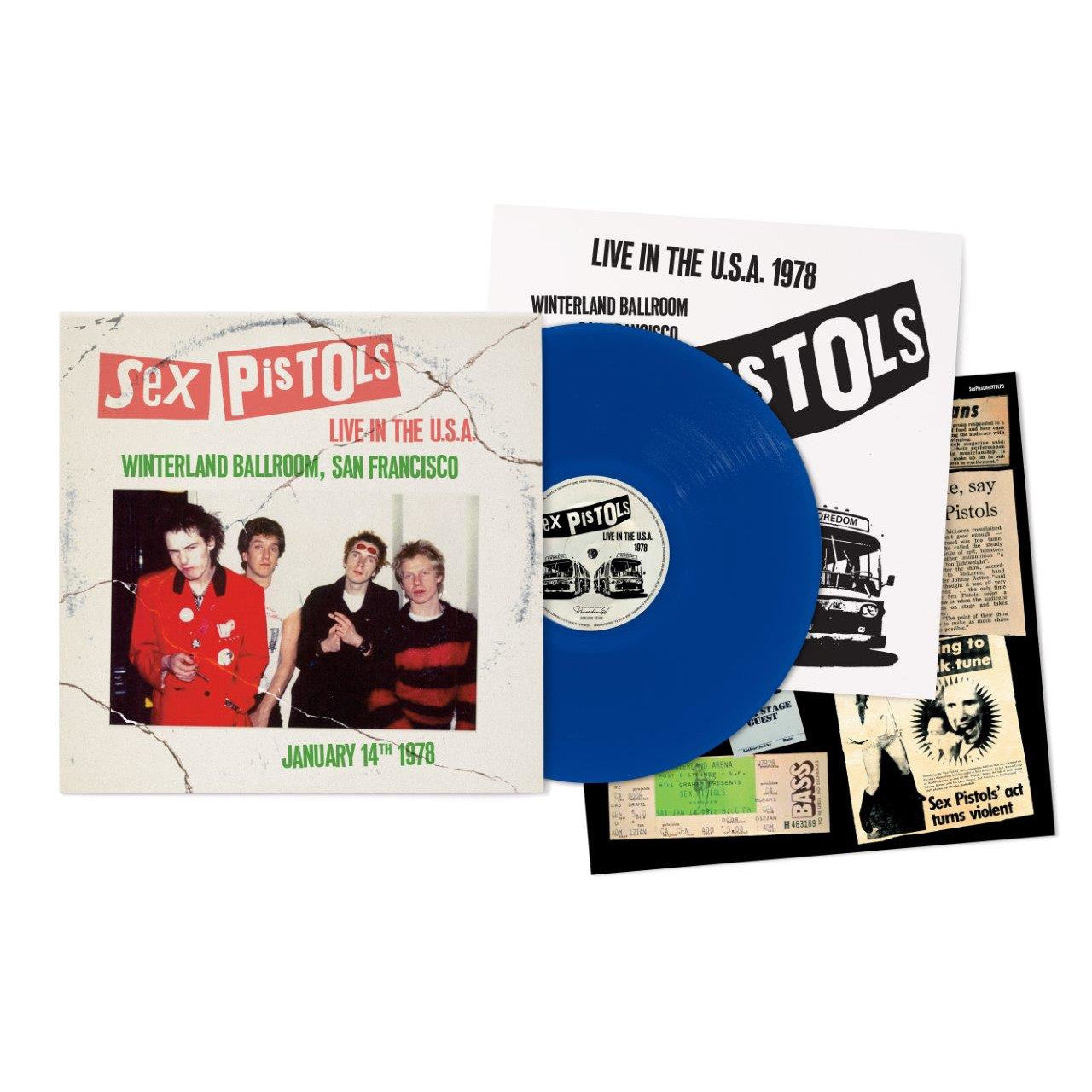 Sex Pistols - Live In The U.S.A 1978 - San Francisco (Blue) Vinyl