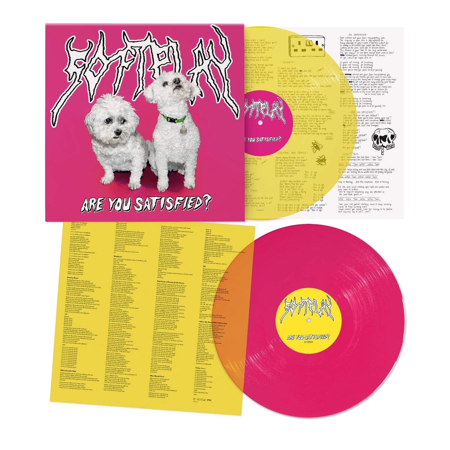 SOFT PLAY - Are You Satisfied? (Pink and Yellow) Vinyl