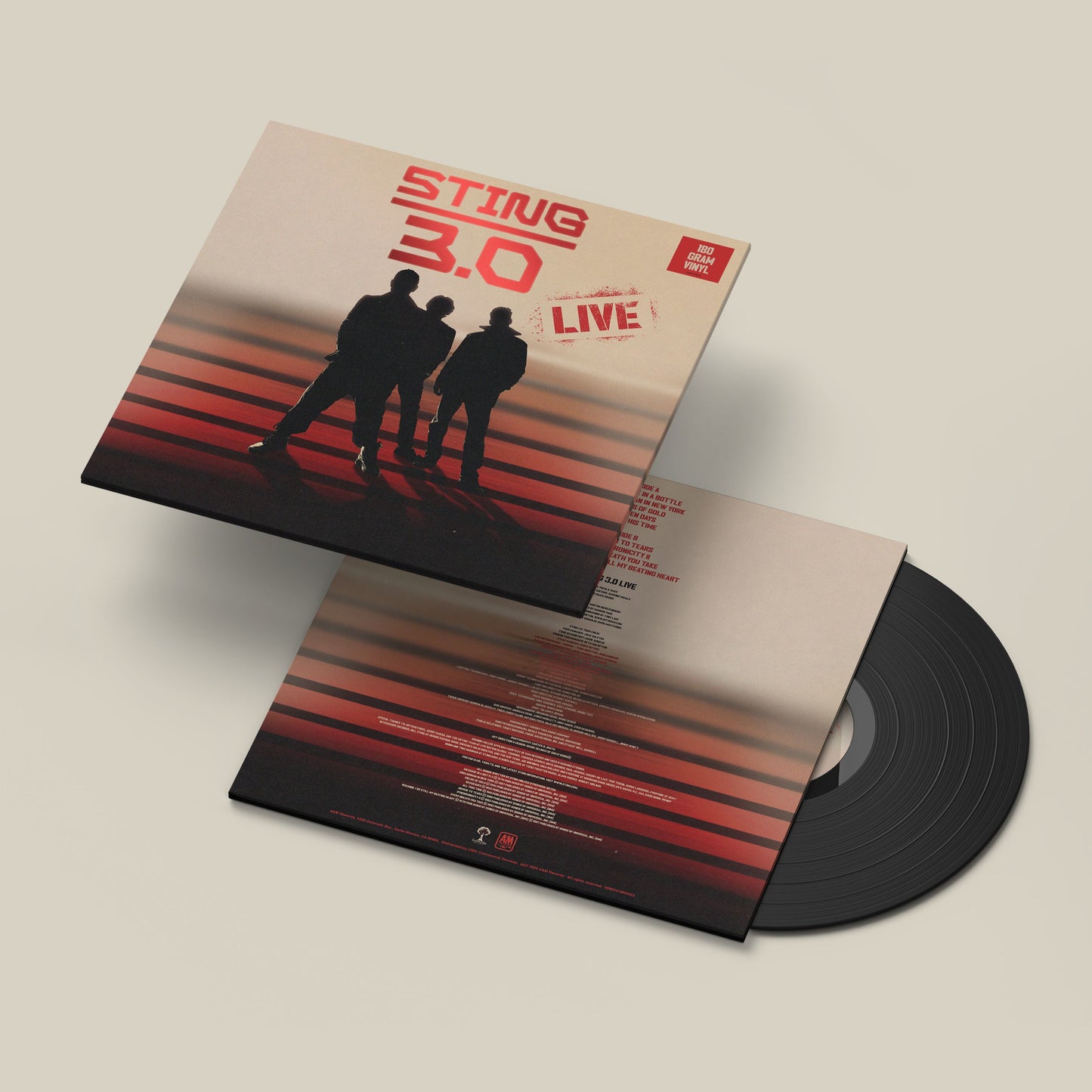 Sting - 3.0 Live (Limited Edition) Vinyl
