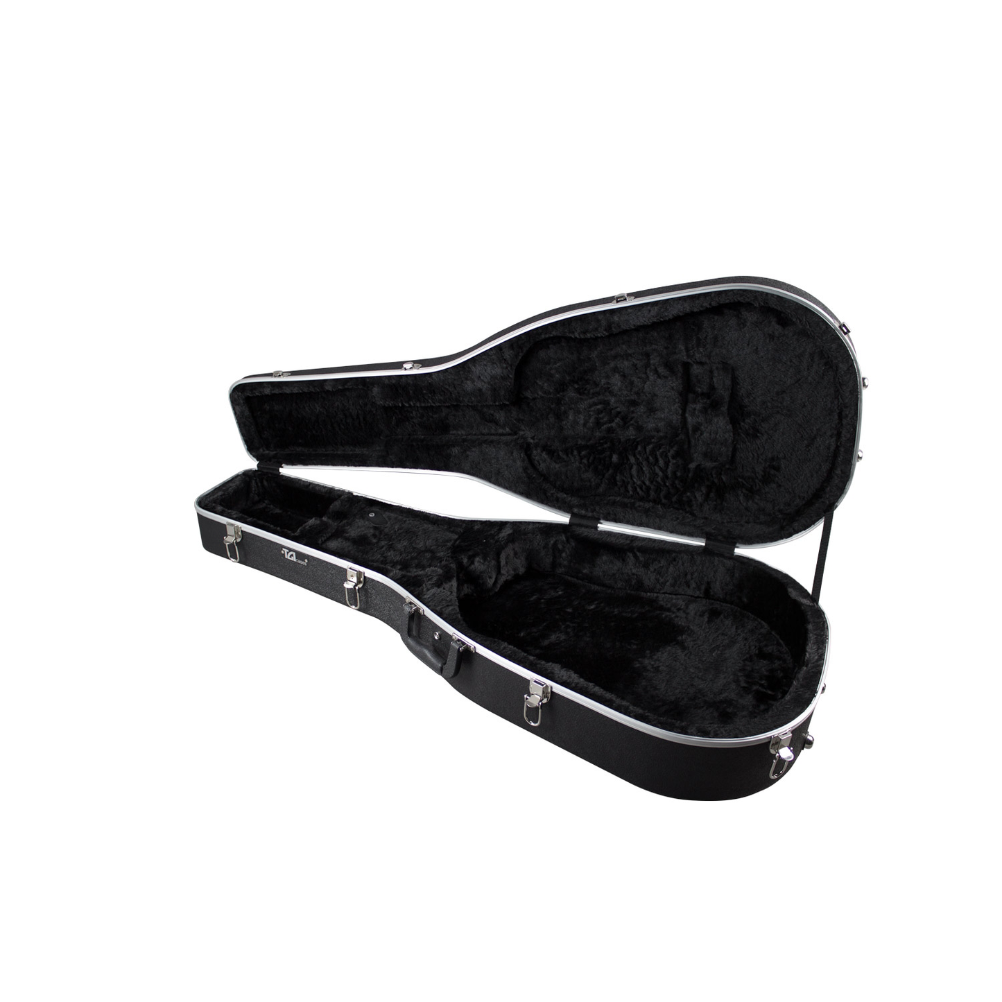 TGI Acoustic Guitar Hardcase - Dreadnought - ABS Hardshell Open