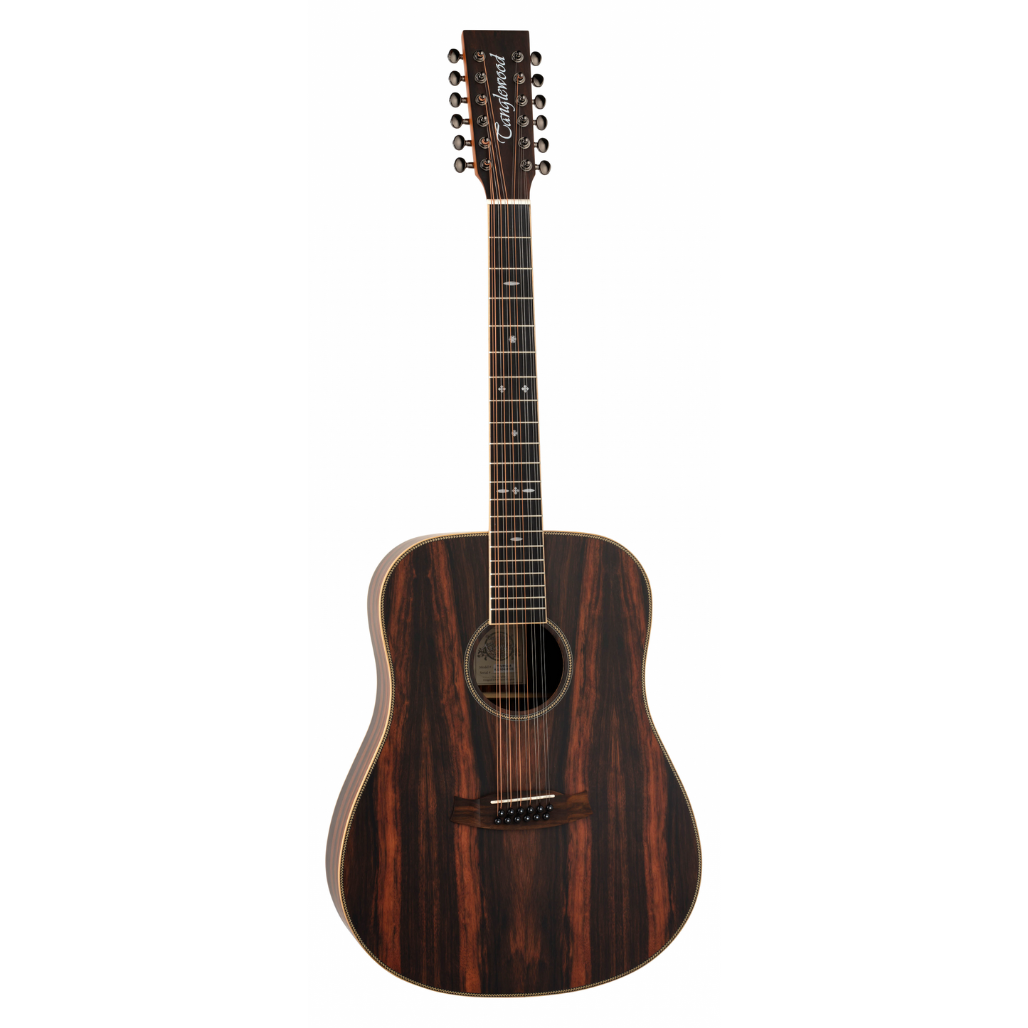 Tanglewood TRU512AE Reunion Pro Dreadnought Acoustic 12-String - Ebony