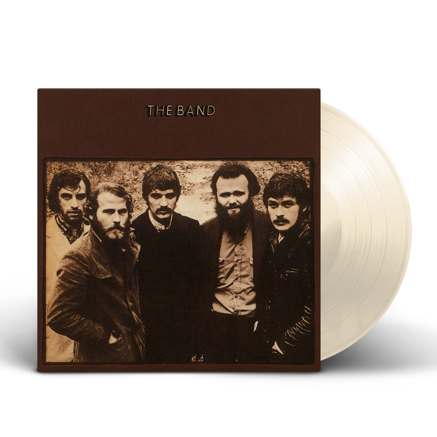 The Band - The Band Vinyl record with 'The Band' cover featuring a black and white photo of five band members.