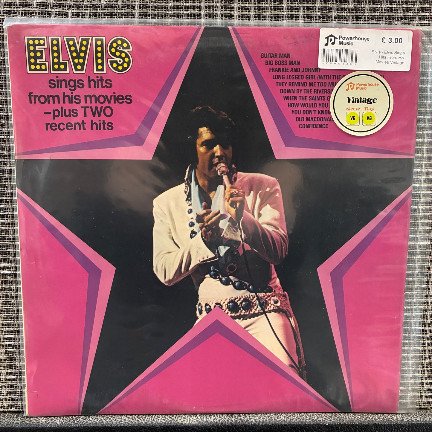 Elvis - Elvis Sings Hits From His Movies Vintage Vinyl LP