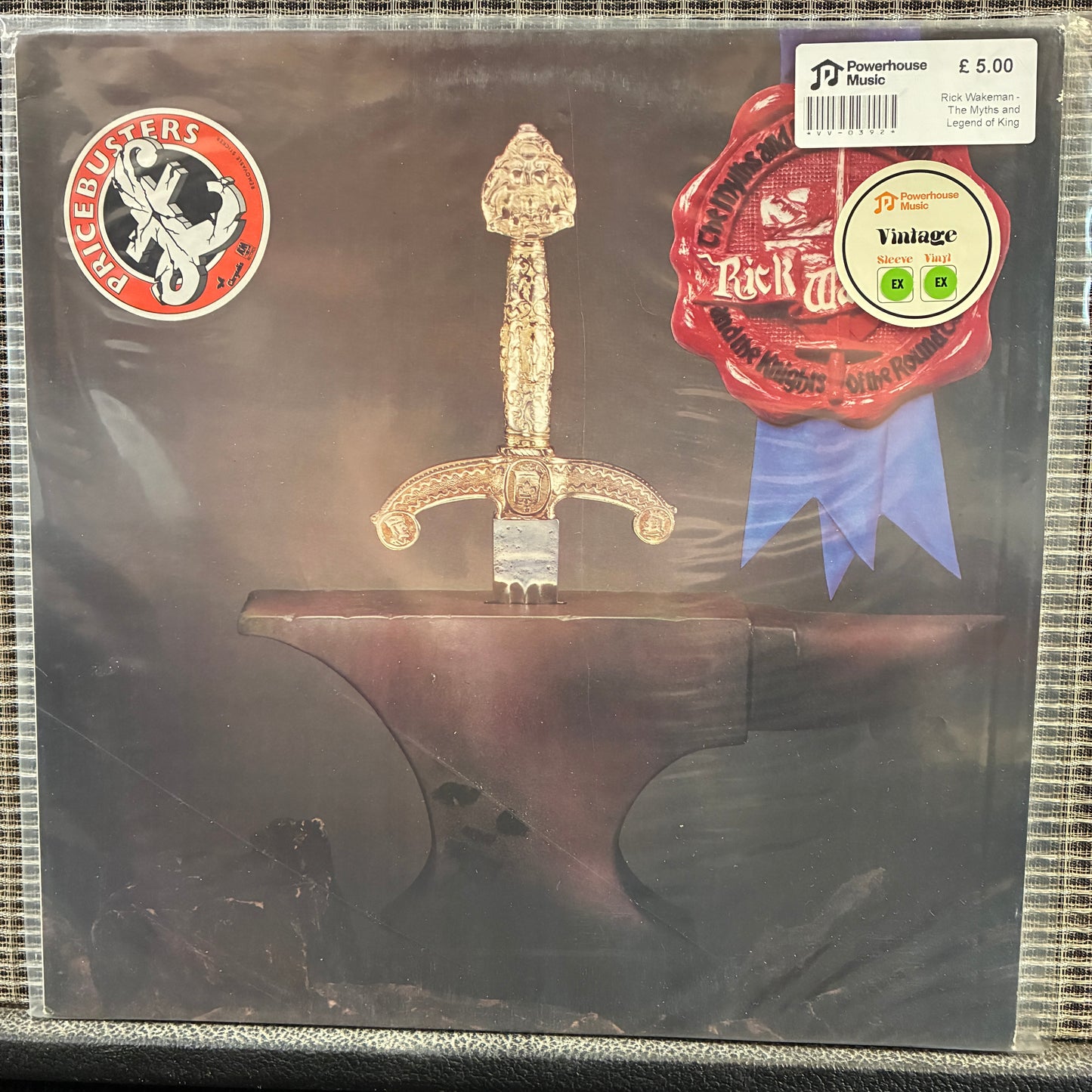 Rick Wakeman - The Myths and Legend of King Arthur and the Knights of the Round Table Vintage Vinyl LP