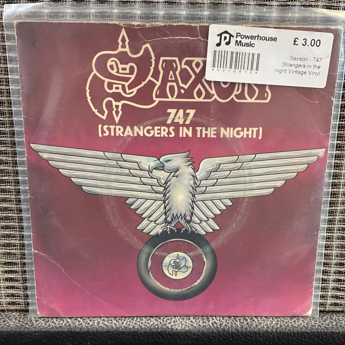 Saxon - 747 Strangers In The Night Vintage Vinyl 7" Single
