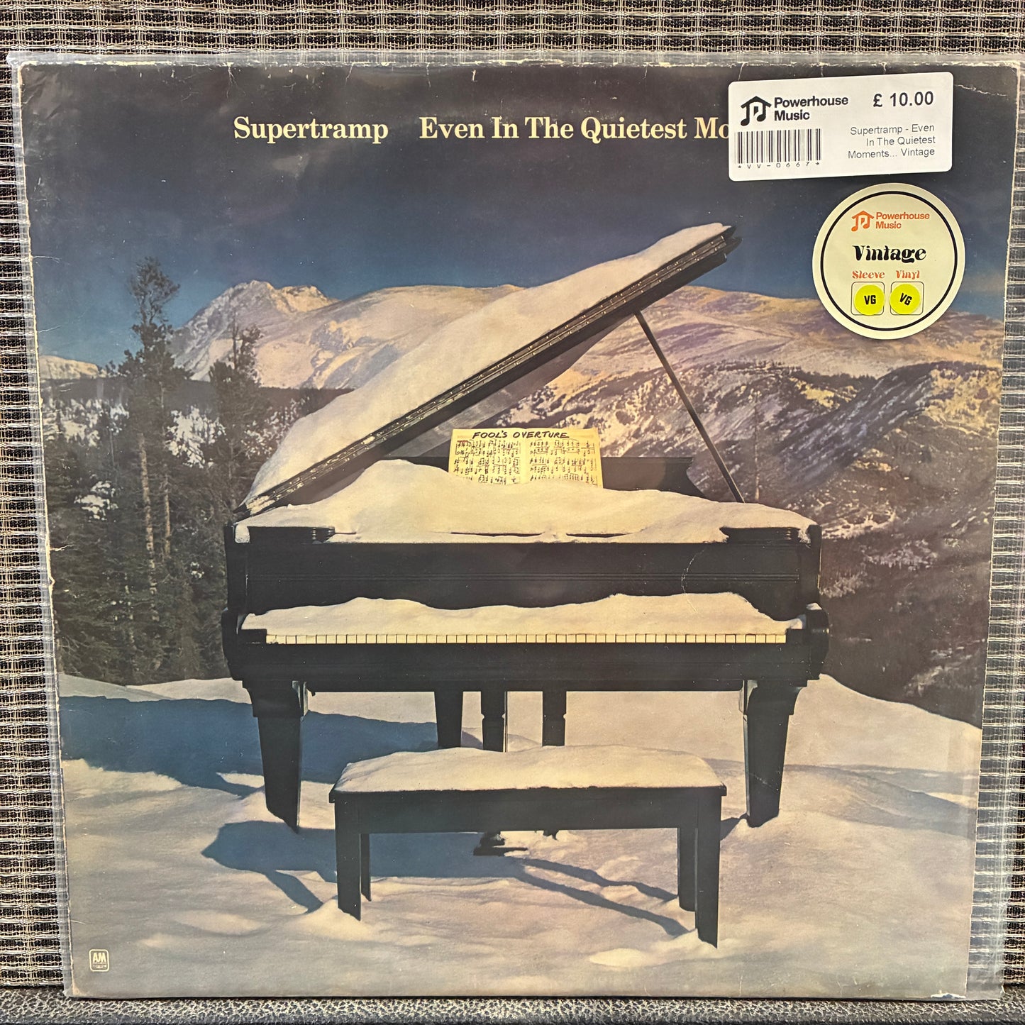 Supertramp - Even In The Quietest Moments... Vintage Vinyl LP