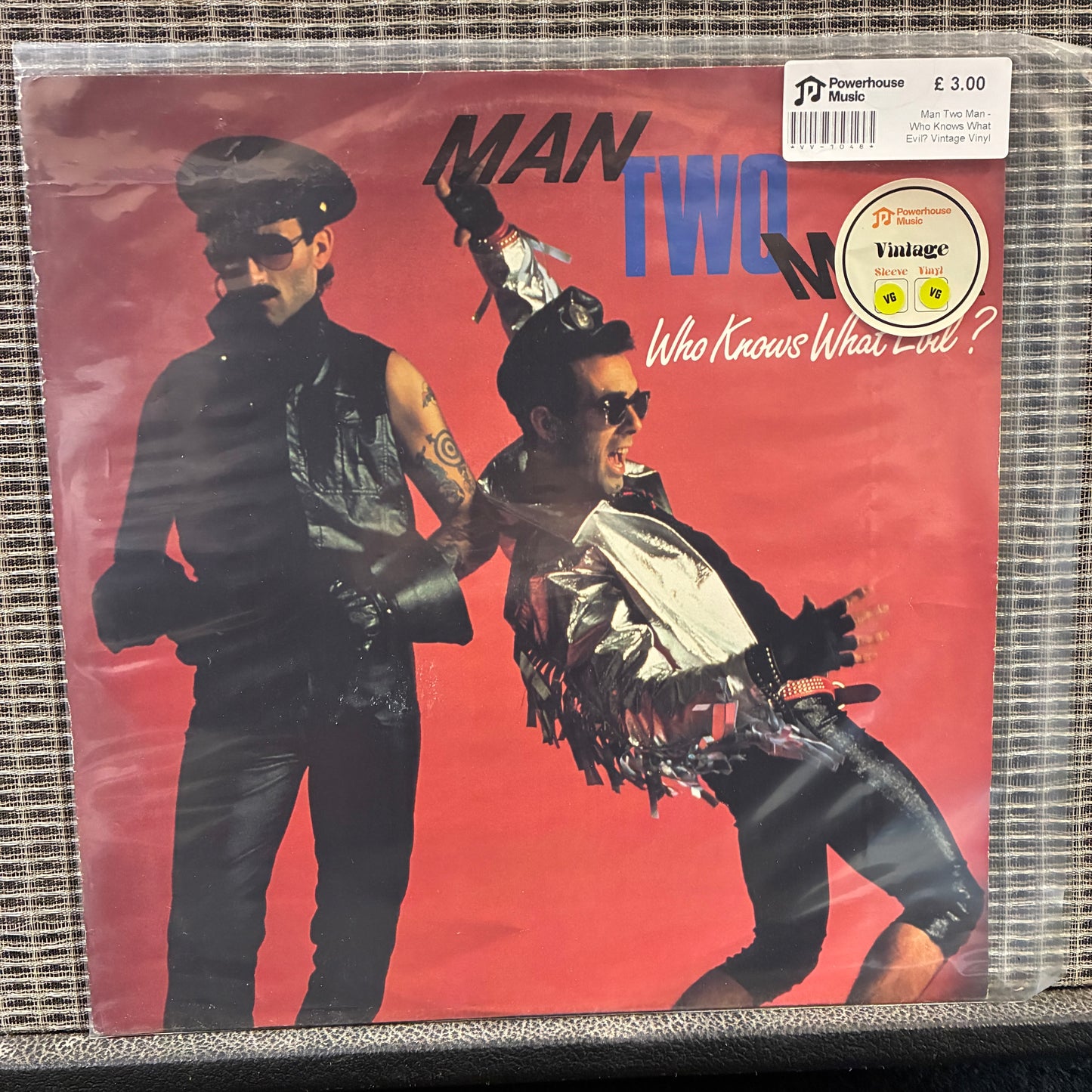 Man Two Man - Who Knows What Evil? Vintage Vinyl 12" Single