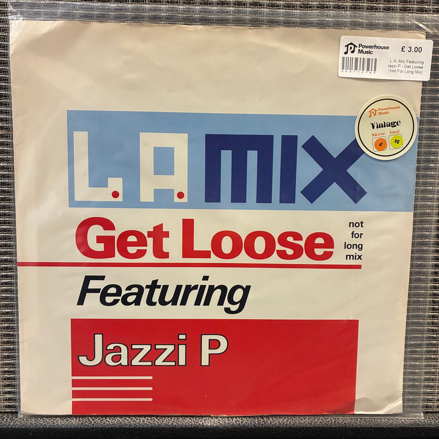 L.A. Mix Featuring Jazzi P - Get Loose (Not For Long Mix) Vintage Vinyl 12" Single