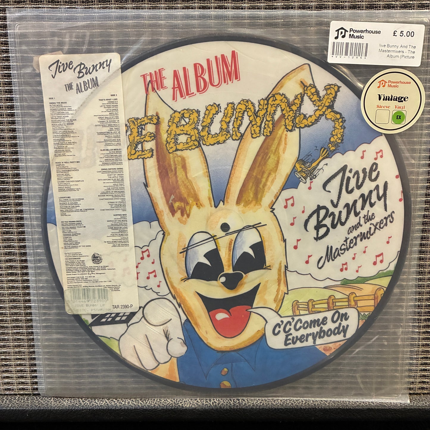 Jive Bunny And The Mastermixers - The Album (Picture Disc) Vintage Vinyl LP