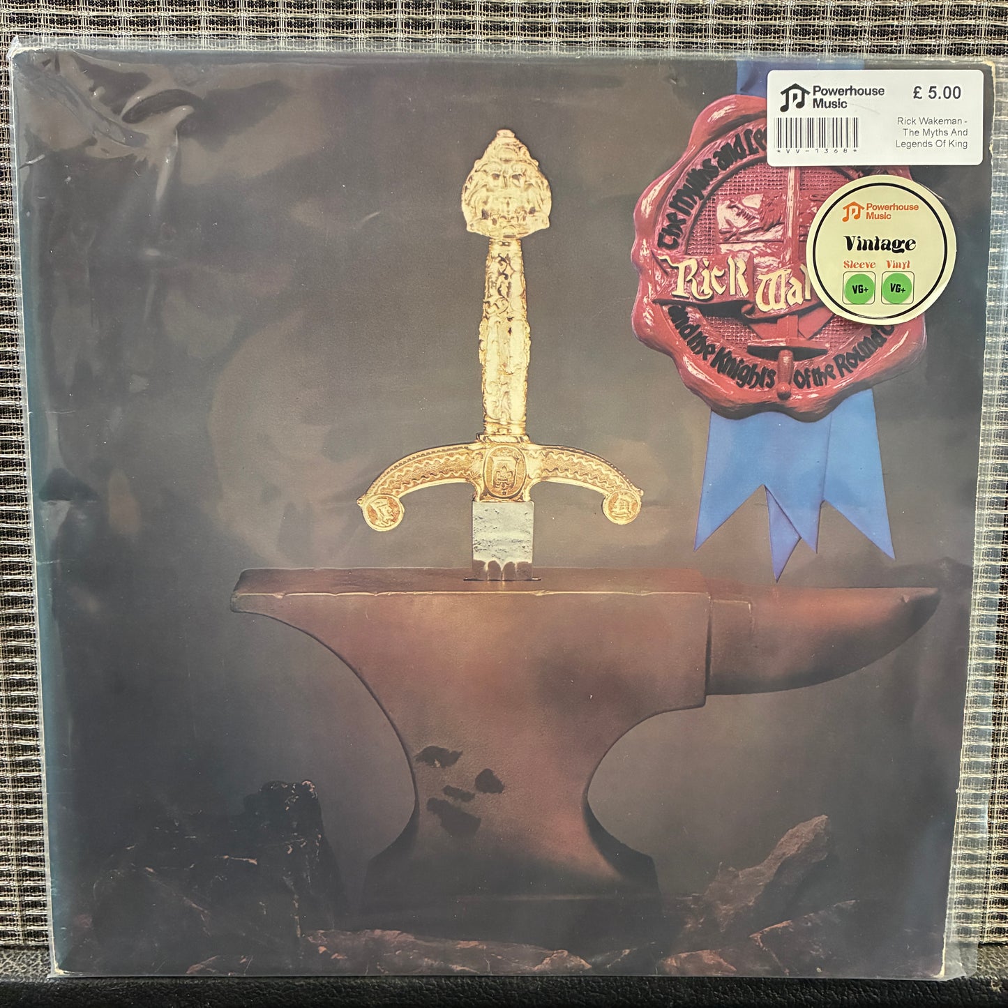 Rick Wakeman - The Myths And Legends Of King Arthur And The Knights Of The Round Table Vintage Vinyl LP