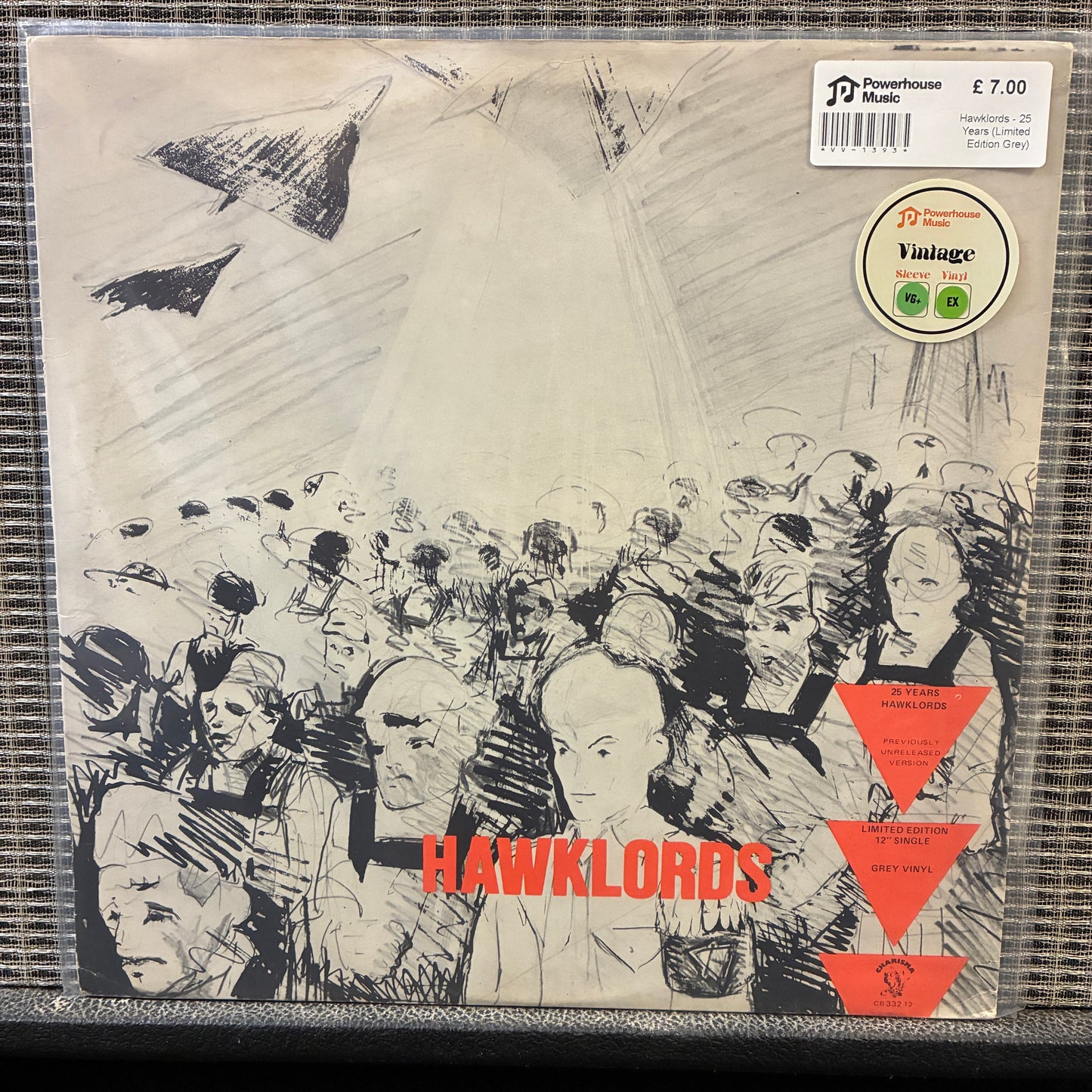Hawklords - 25 Years (Limited Edition Grey) Vintage Vinyl 12" Single