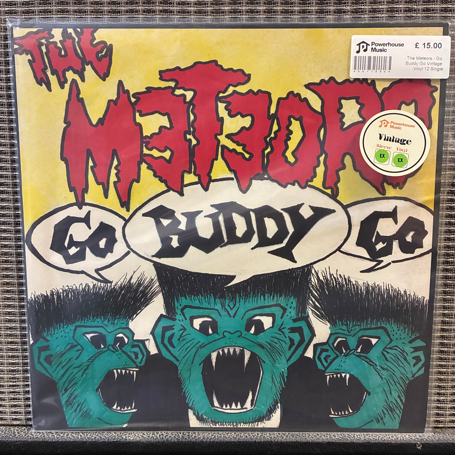The Meteors - Go Buddy Go Vintage Vinyl 12" Single