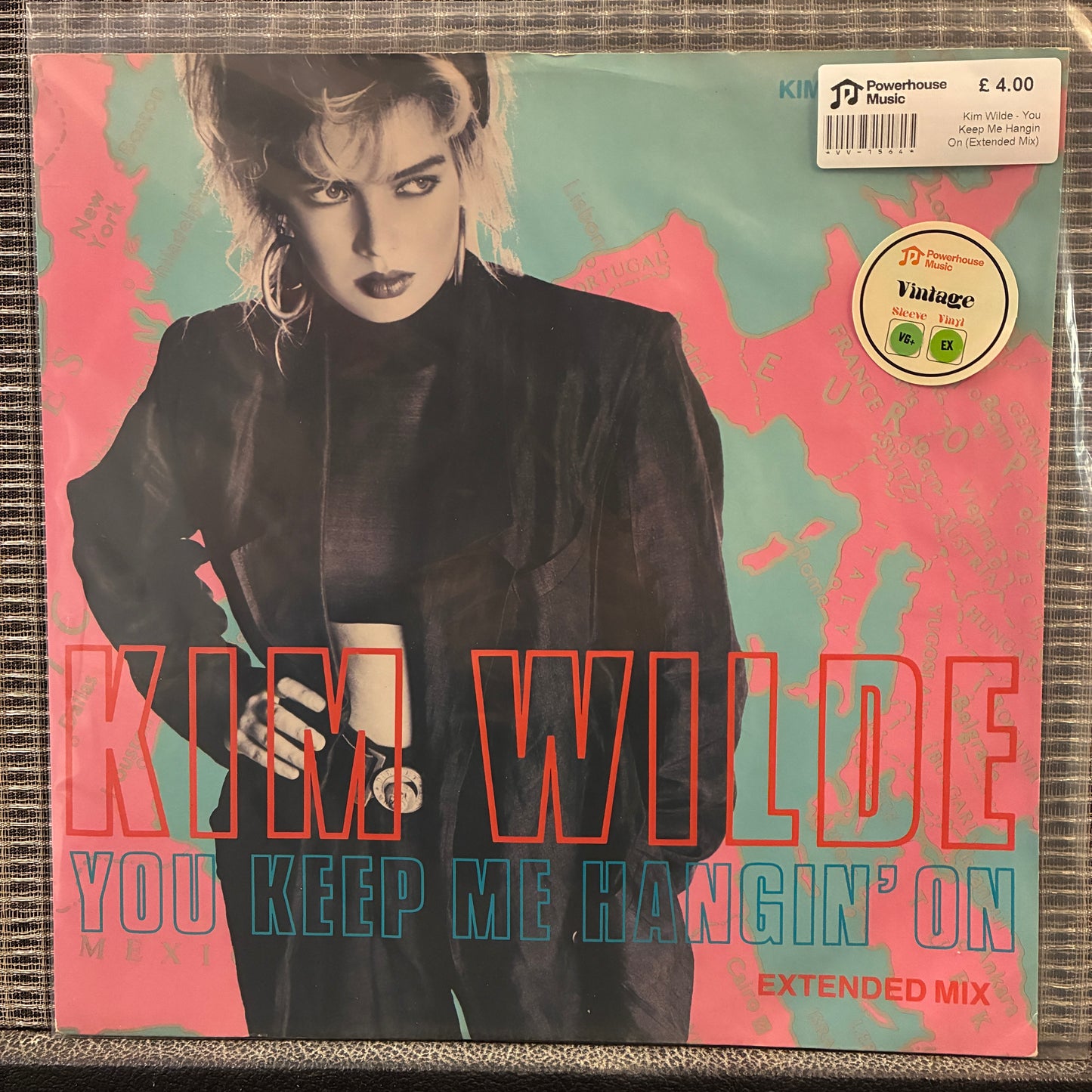 Kim Wilde - You Keep Me Hangin On (Extended Mix) Vintage Vinyl 12" Single
