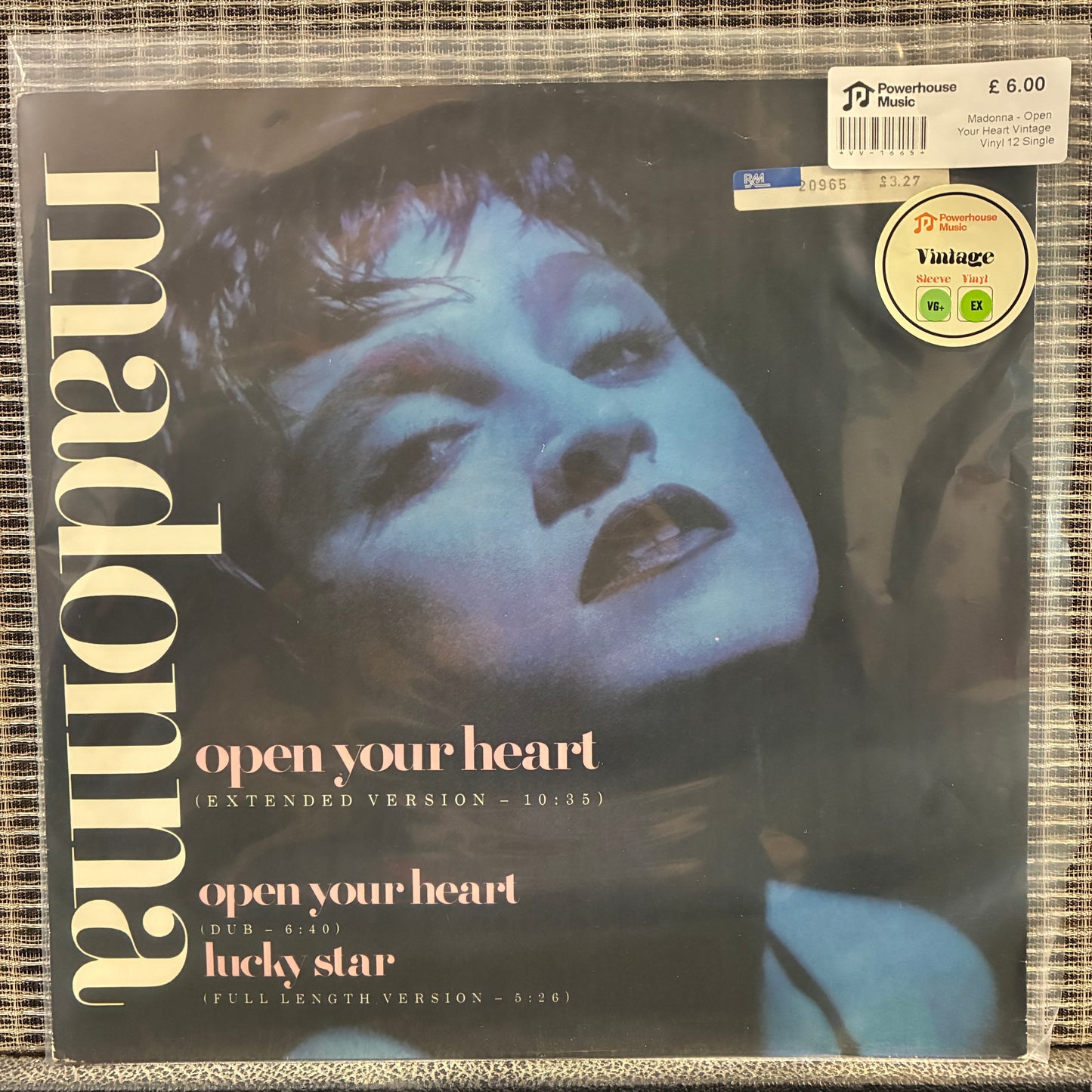 Madonna - Open Your Heart Vintage Vinyl 12" Single
