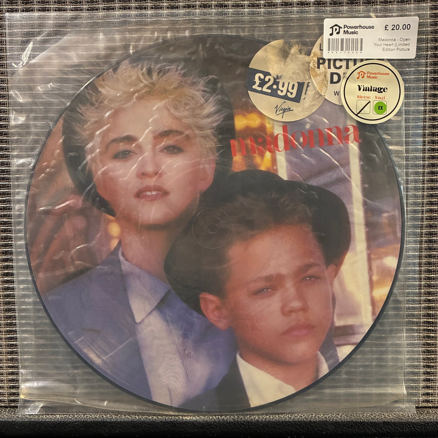 Madonna - Open Your Heart (Limited Edition Picture Disc) Vintage Vinyl 12" Single