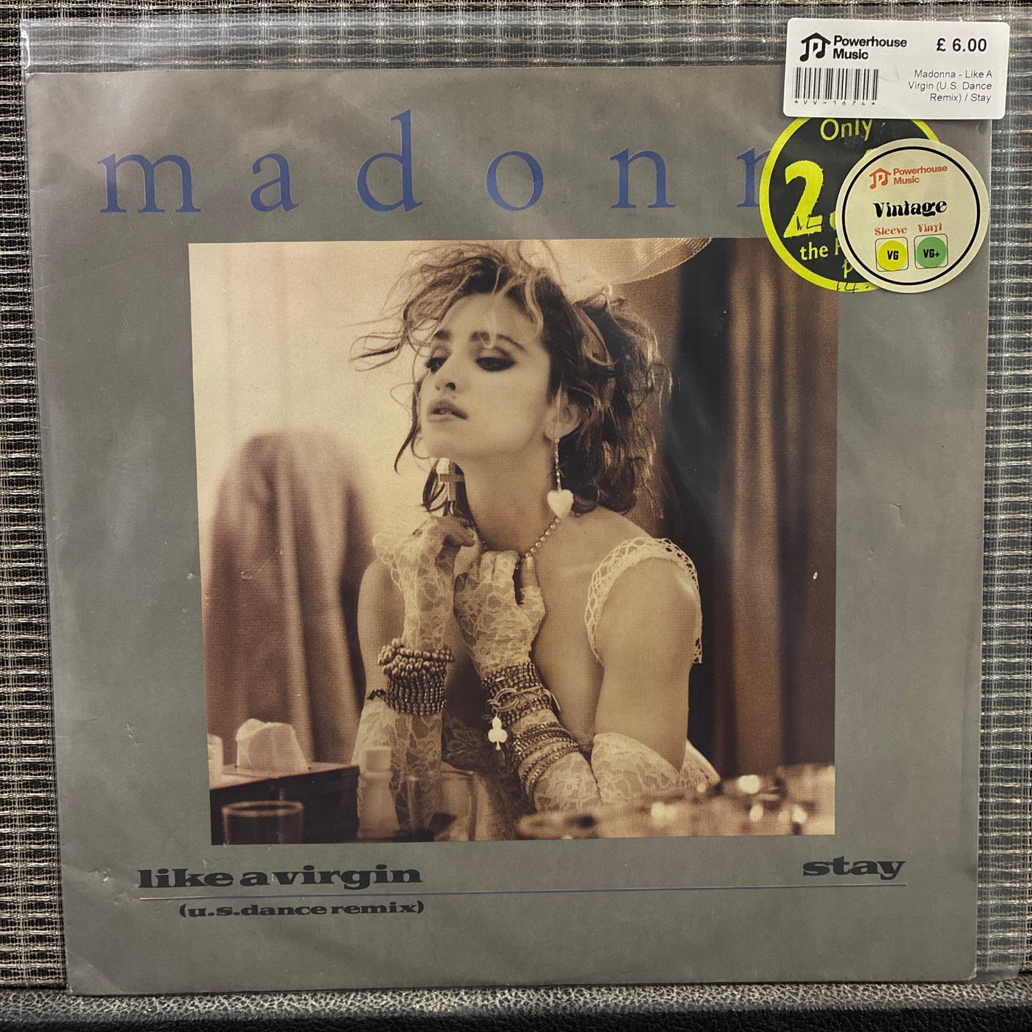 Madonna - Like A Virgin (U.S. Dance Remix) / Stay Vintage Vinyl 12" Single